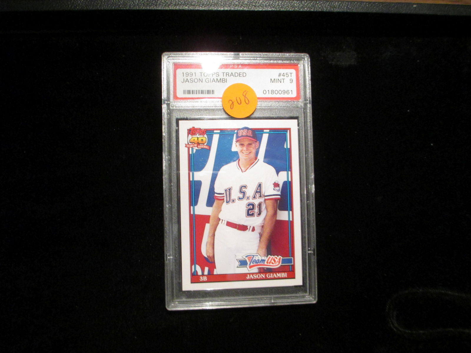 psa graded 1991 jason giambi mint 9 (1 of 1)