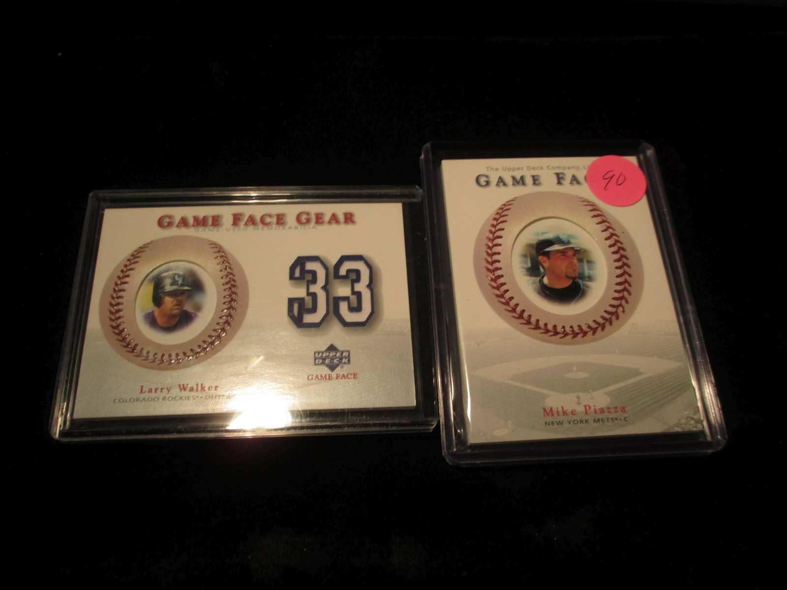 mike piazza and larry walker jersey game face gear (1 of 1)
