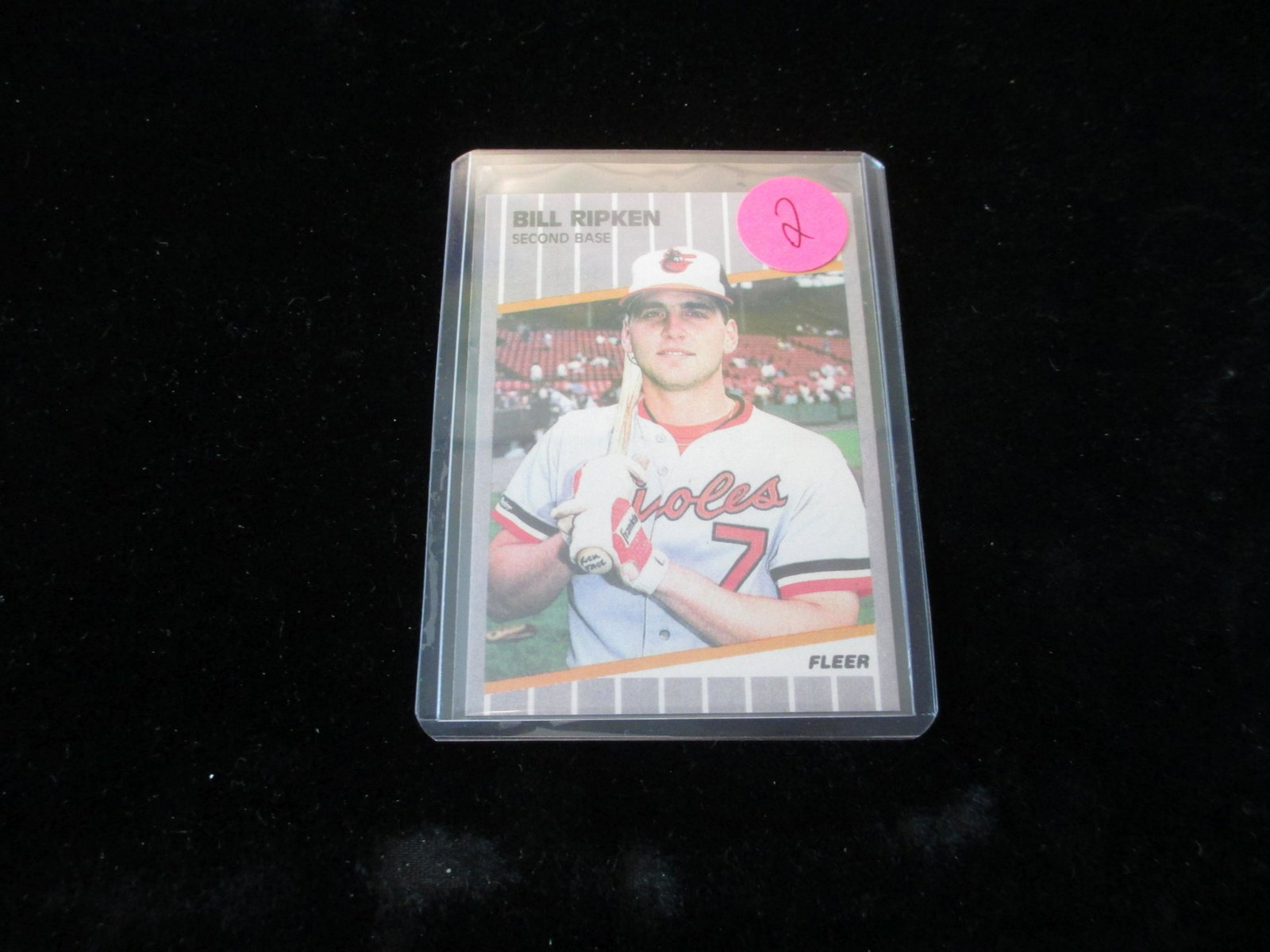 1989 fleef bill ripken f - - - face card orioles: second base