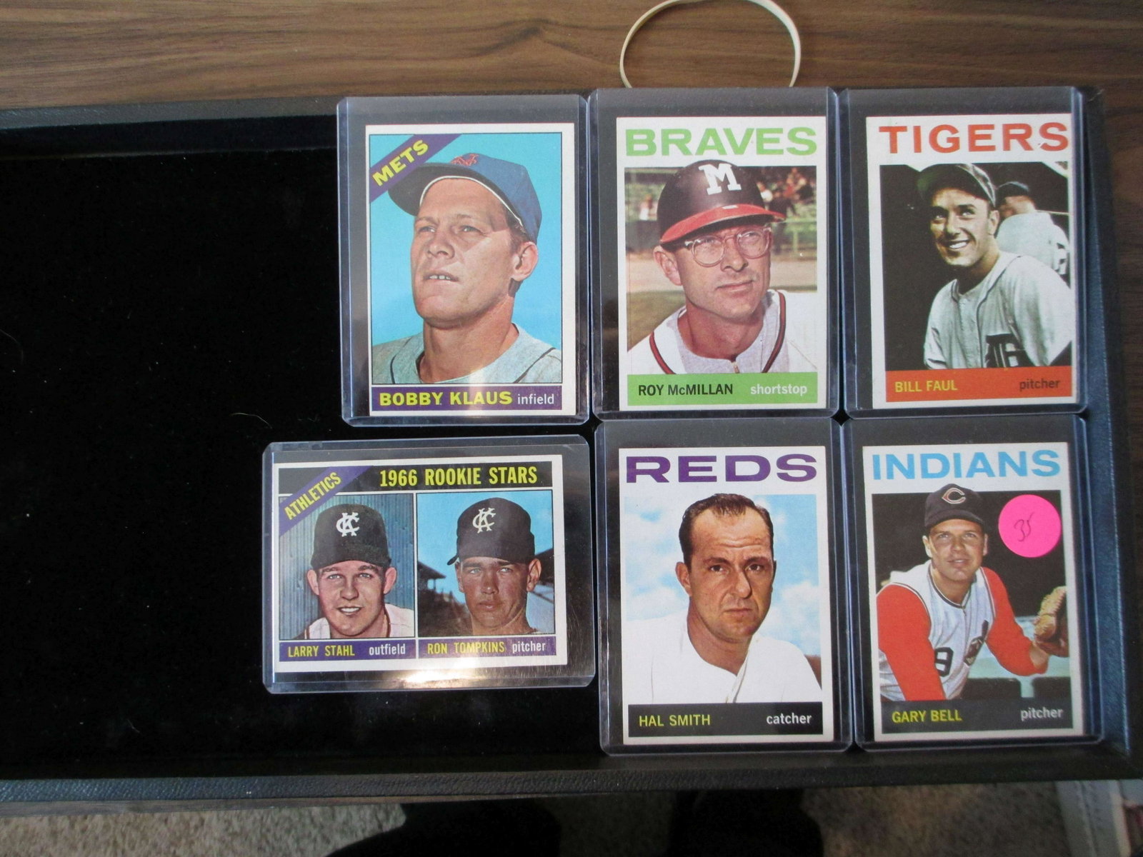 gary bell,hal smith,roy mcmillan,bill faul,bobby: vintage card lot