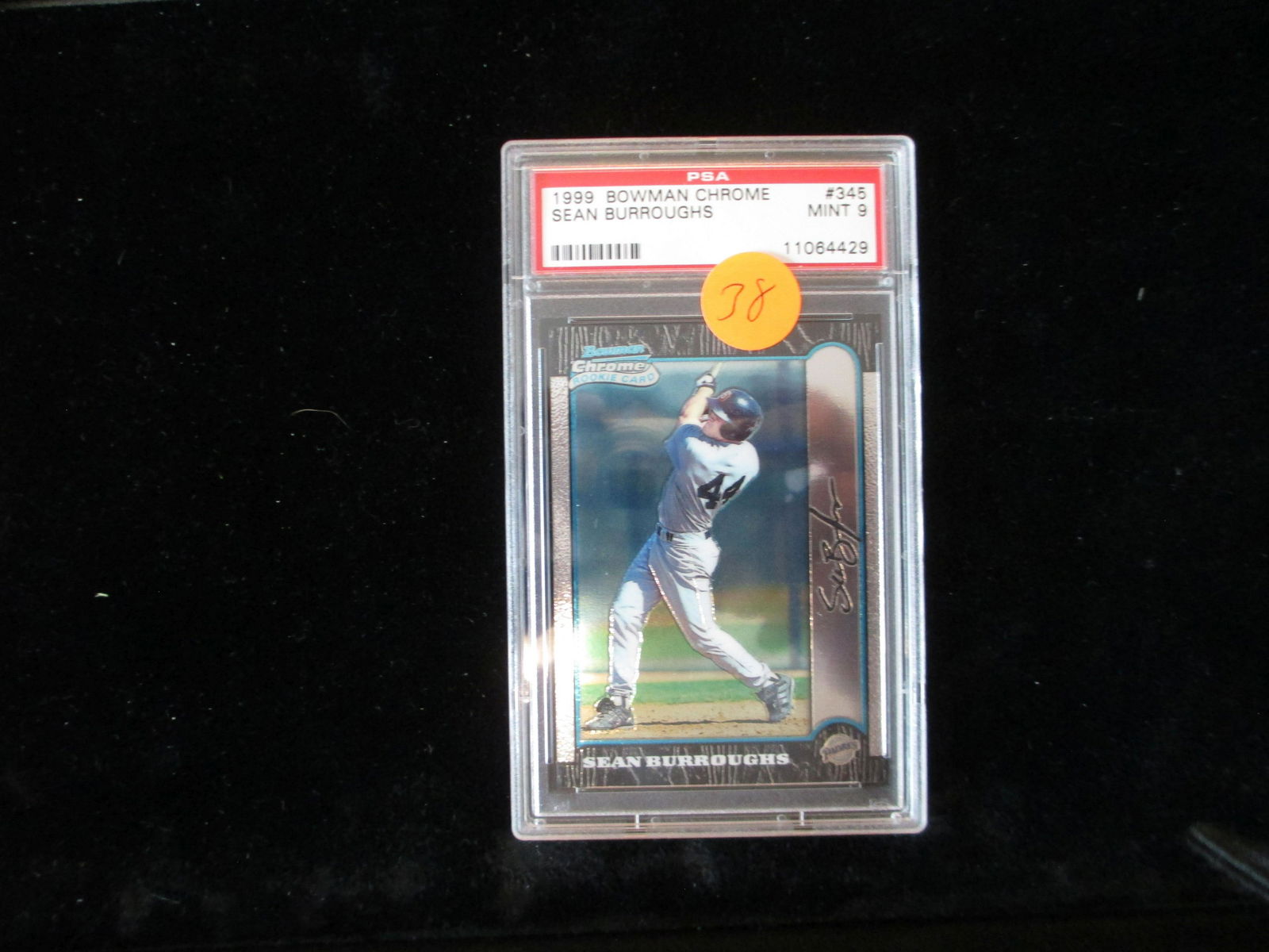 psa graded 1999 bowman chrome sean burroughs mint 9 (1 of 1)
