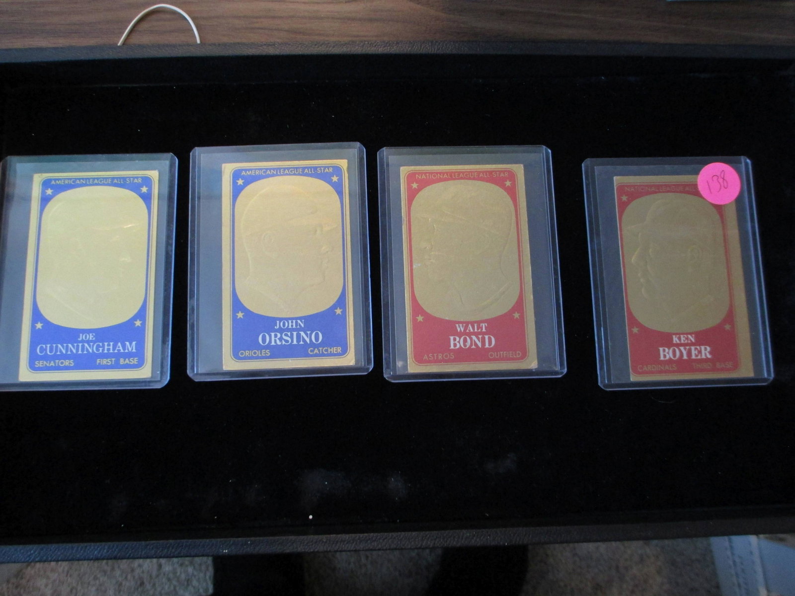 ken boyer,walt bond,josh orsino,joe cunningham vintage: vintage card lot