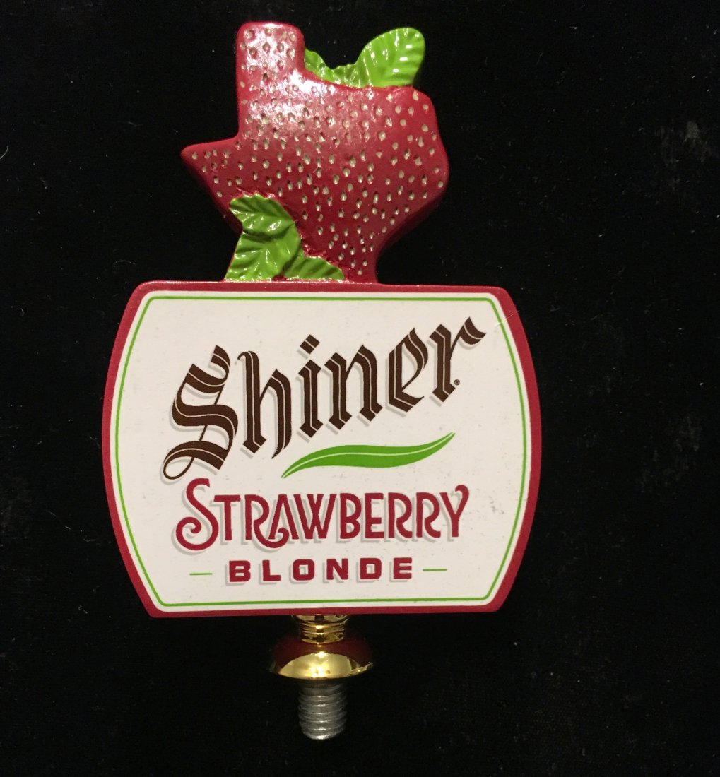 shiner strawberry blonde beer tap pull handle (1 of 1)