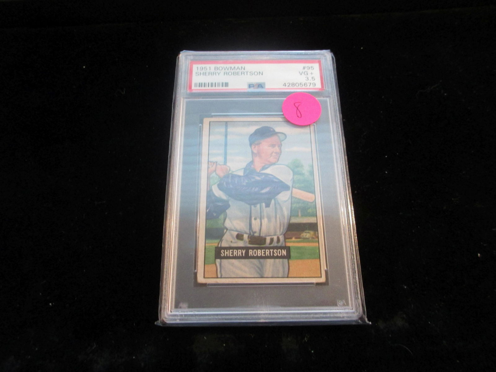 psa graded 1951 bowman sherrry robertson mint 3.5 (1 of 1)
