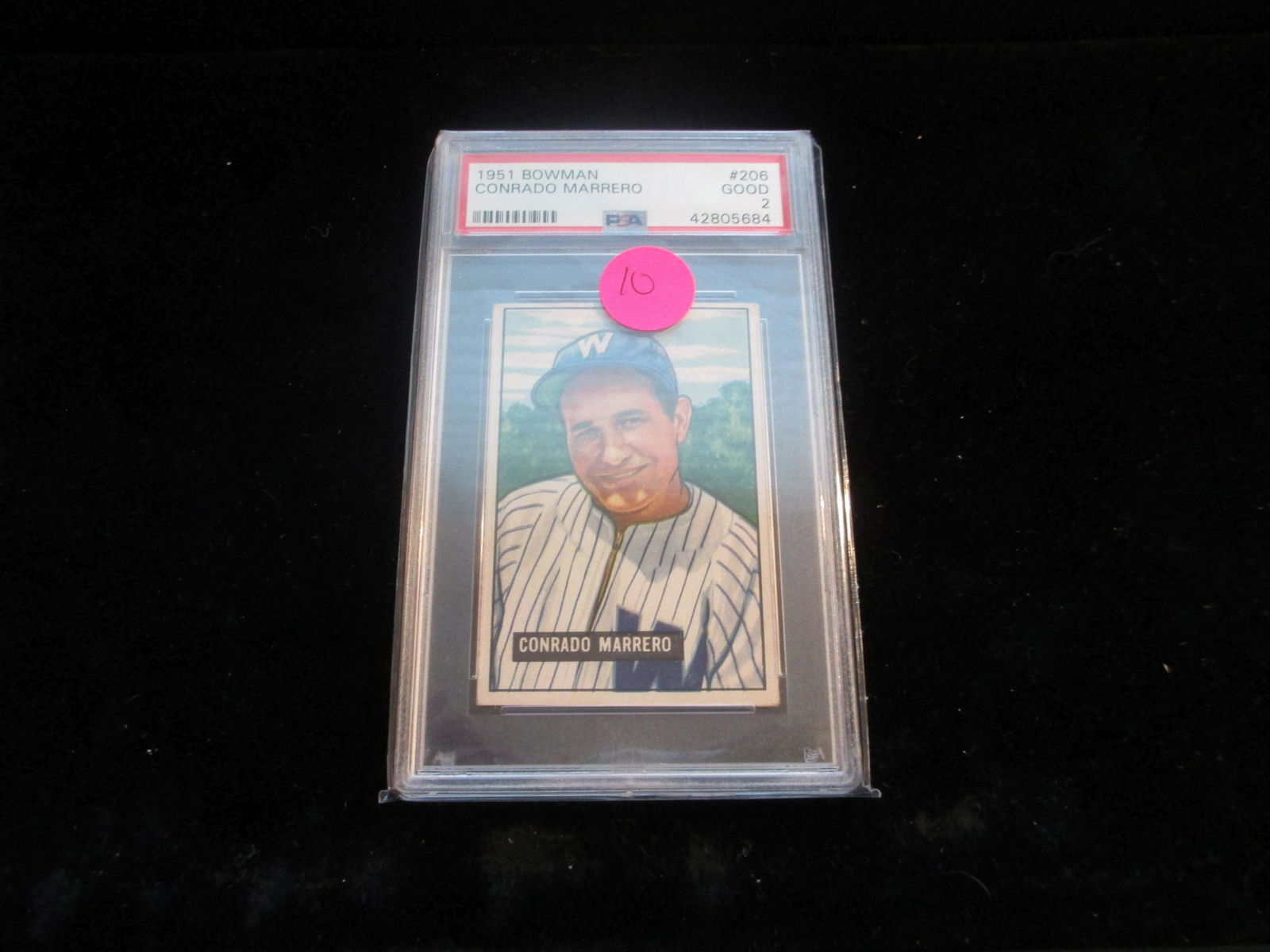 psa graded 1951 bowman corrado marrrero mint 2 (1 of 1)