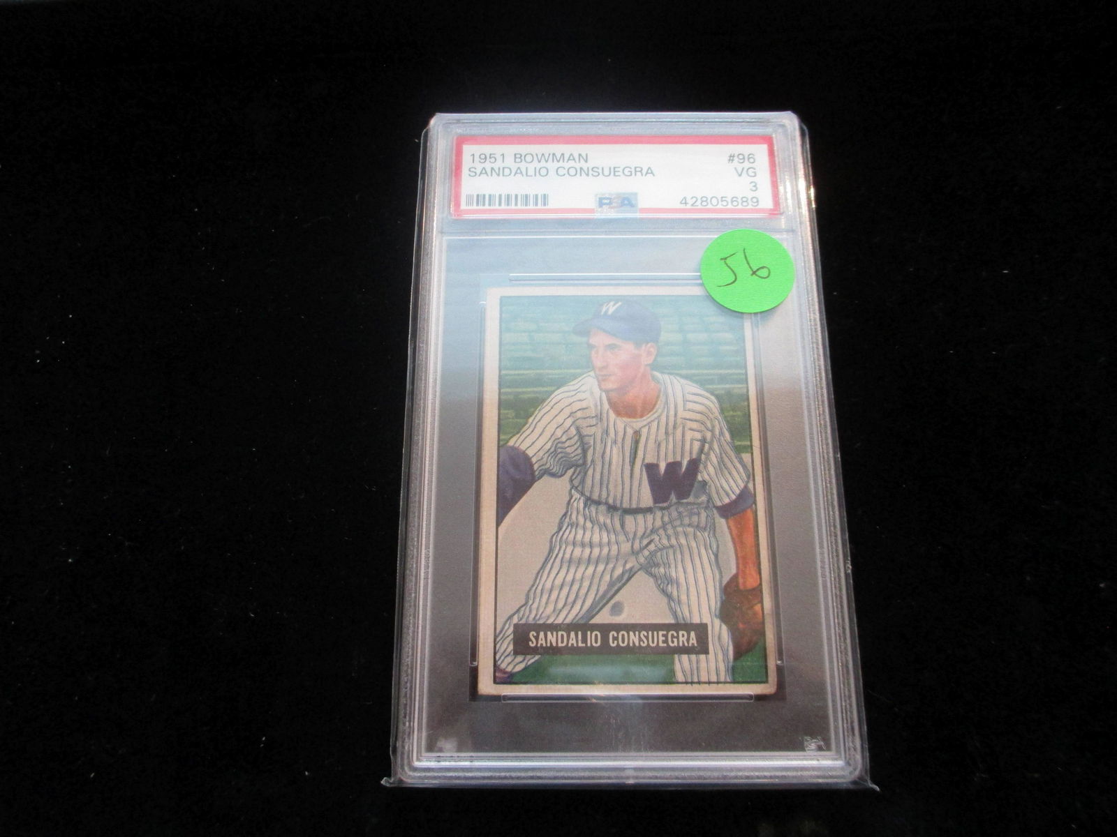 psa graded 1951 bowman sandalio consuegra mint 3 (1 of 1)