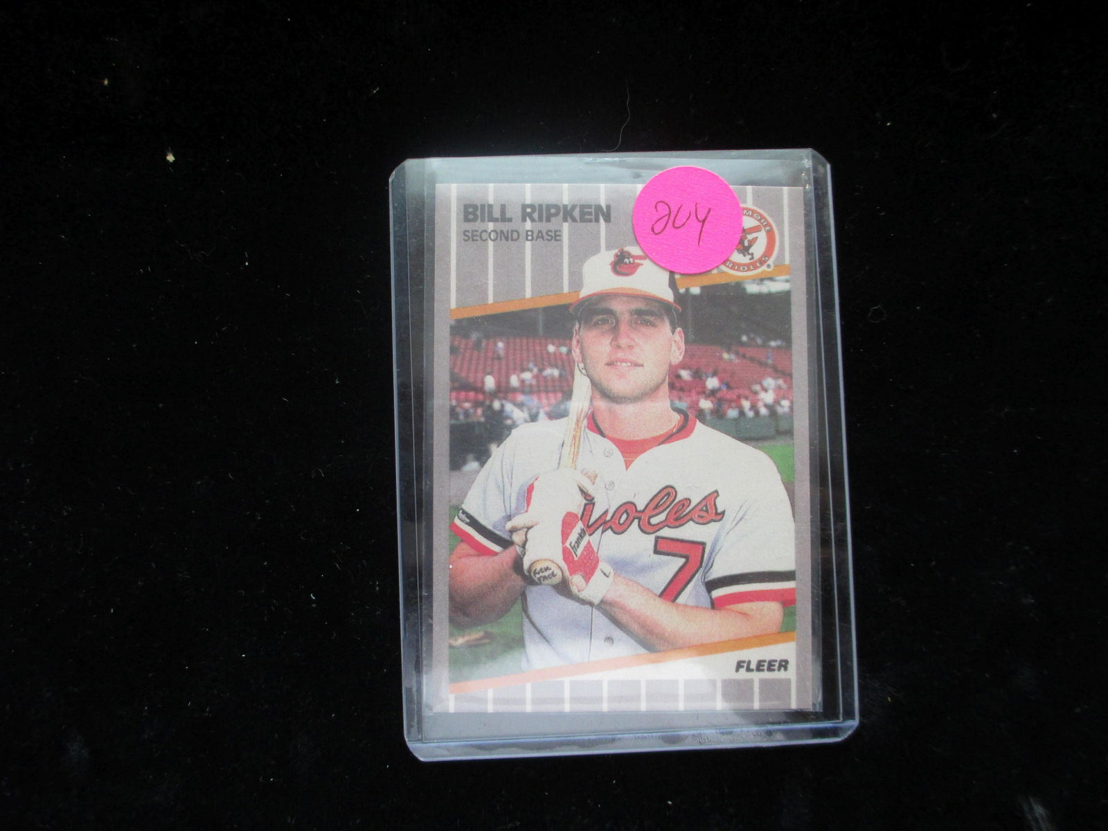 1989 fleer bill ripken f - - -  face error card (1 of 1)