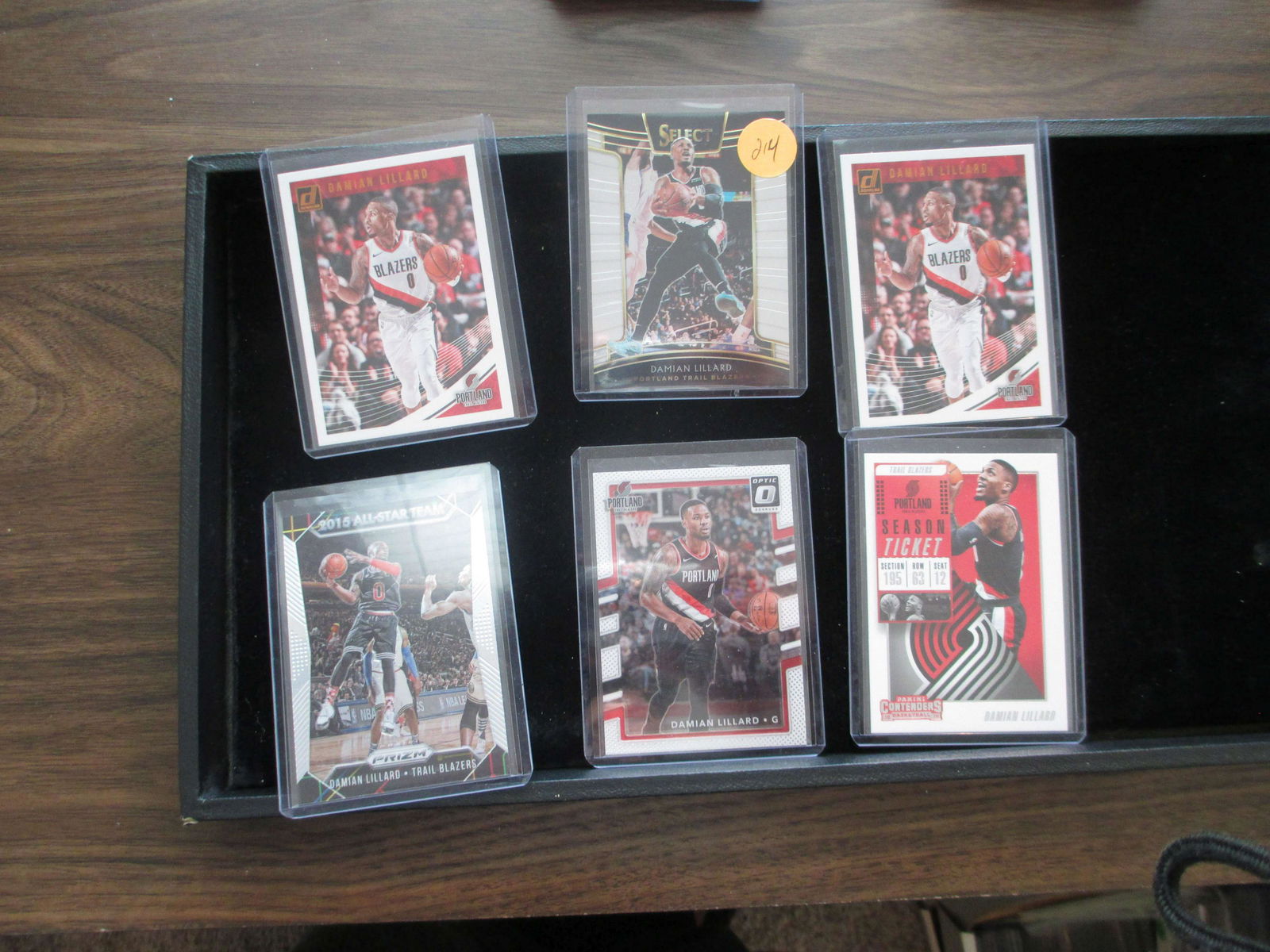 lot of 6 damian lillard cards (1 of 1)