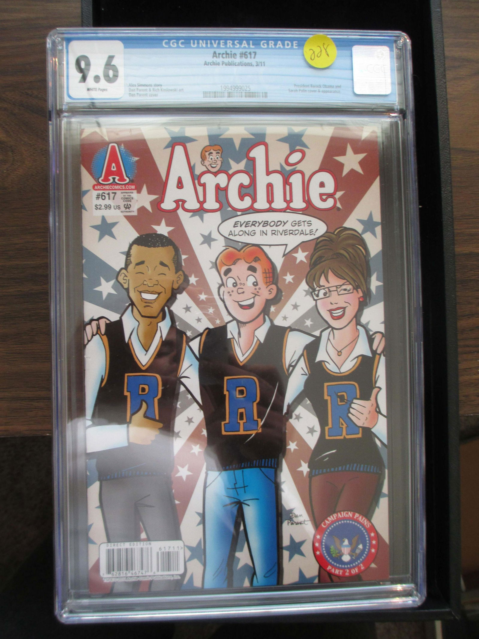 cgs universal graded archie #617 mint 9.6 (1 of 1)
