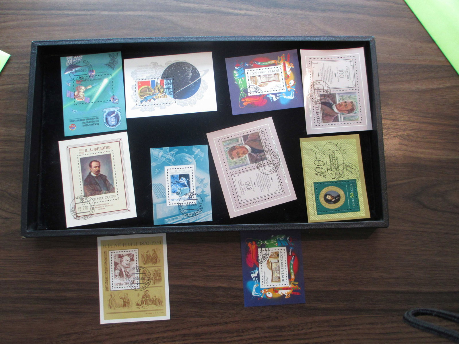 lot of 10 soviet union souvinir sheets: rare lot
