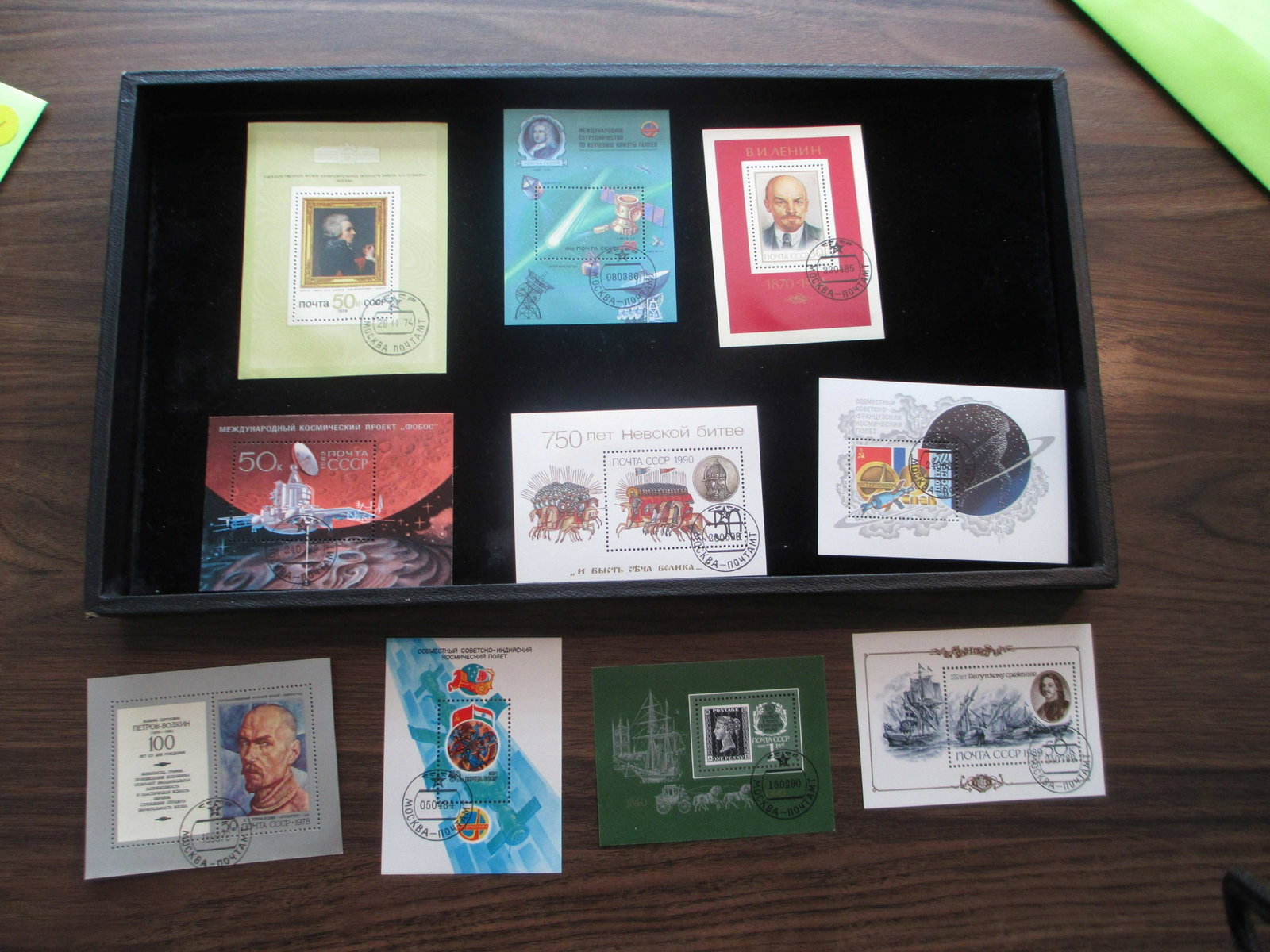 lot of 10 soviet union souvinir sheets: rare lot