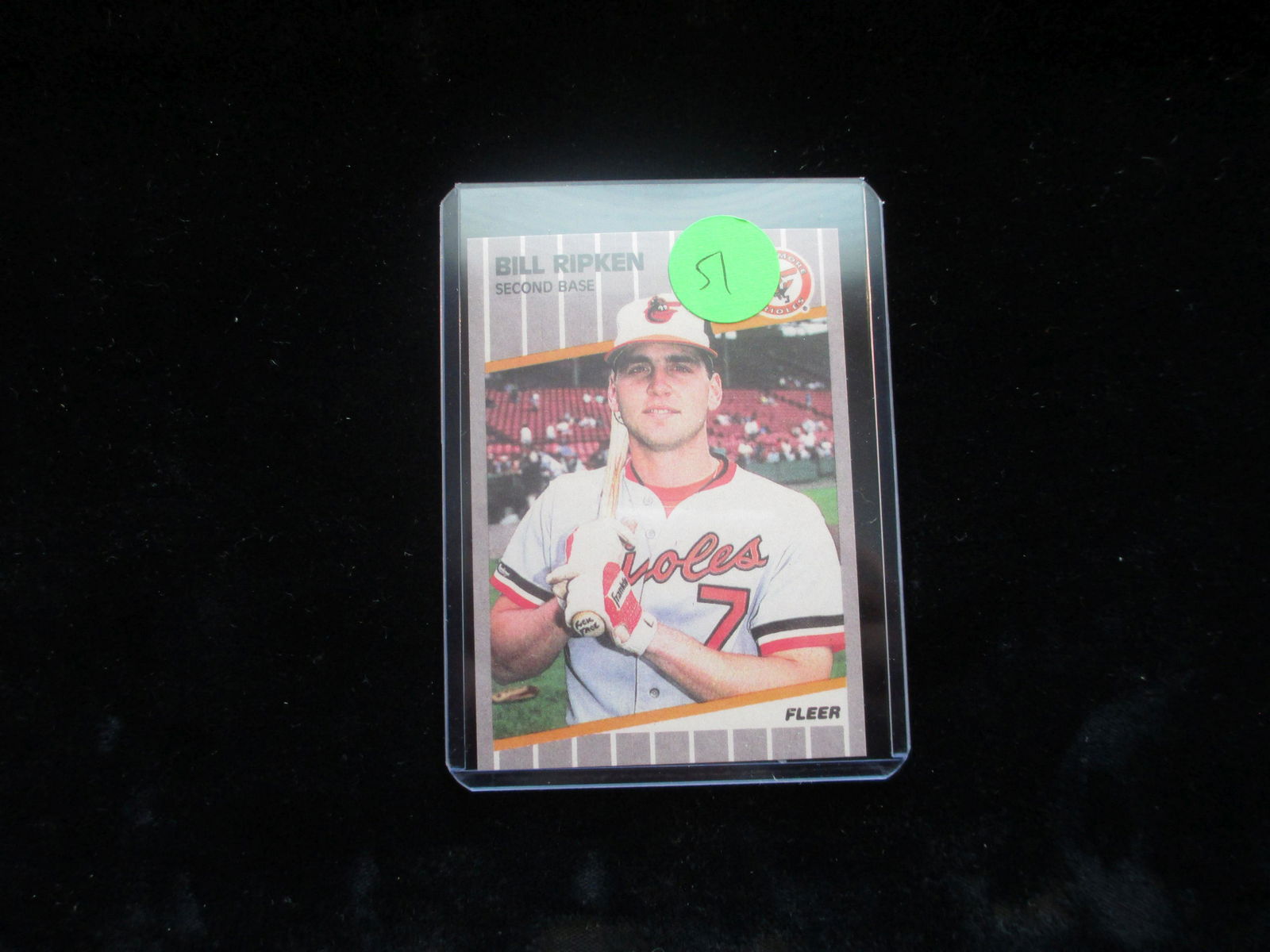 1989 fleer bill ripken f - - - face error card (1 of 1)