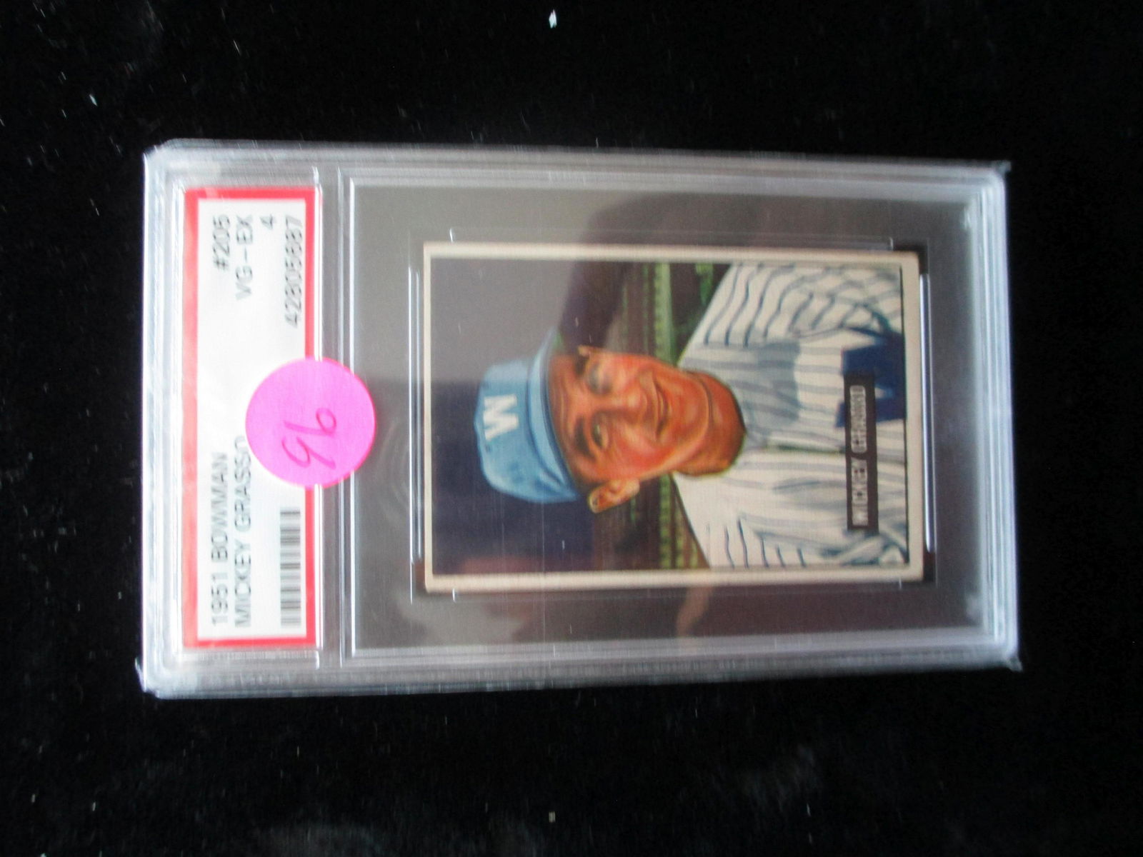 psa graded 1951 bowman mickey grasso mint 4 (1 of 1)