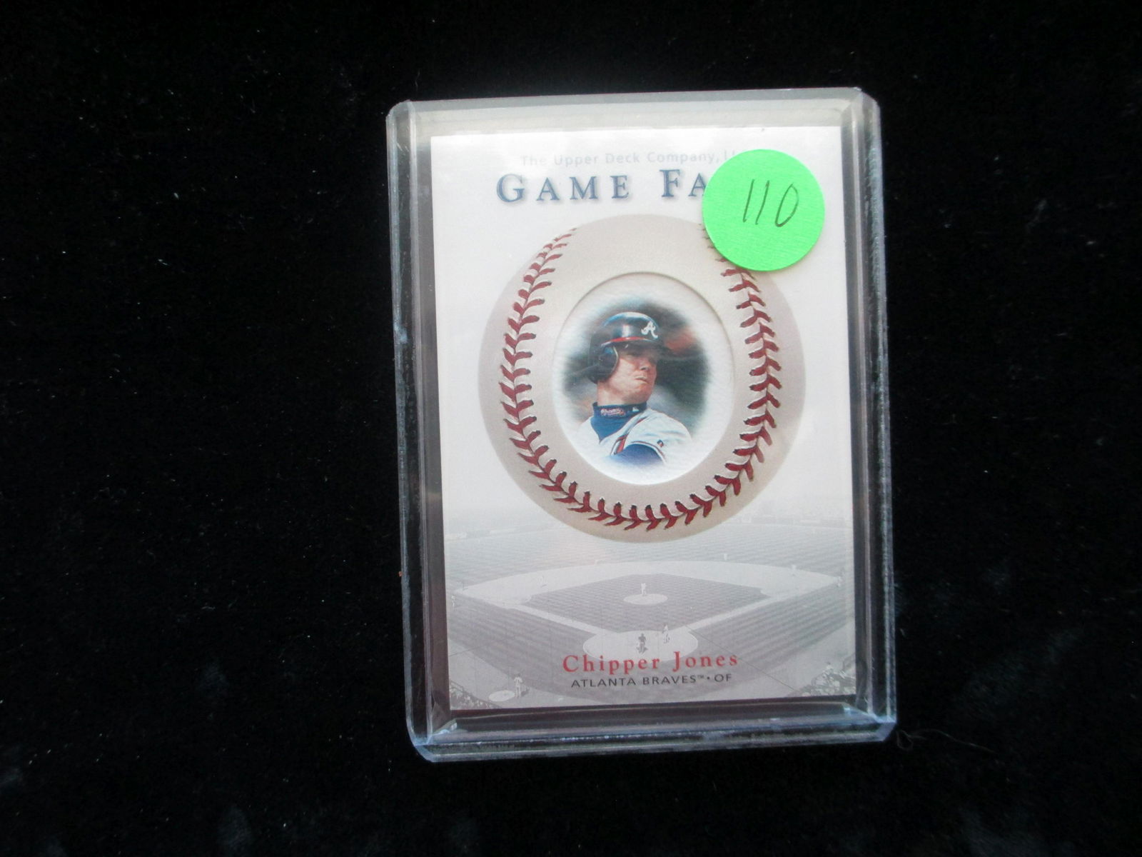 chipper jones game face card (1 of 1)