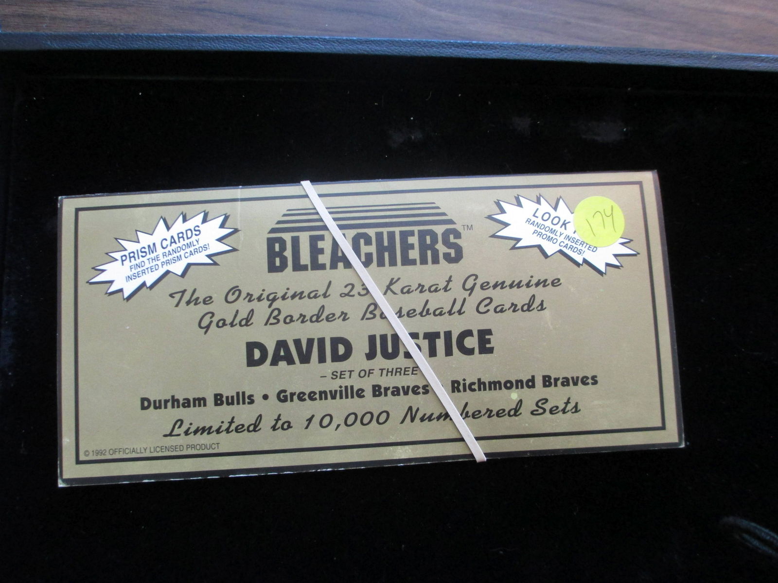 bleachers 23kt genuine gold border baseball cards (1 of 1)