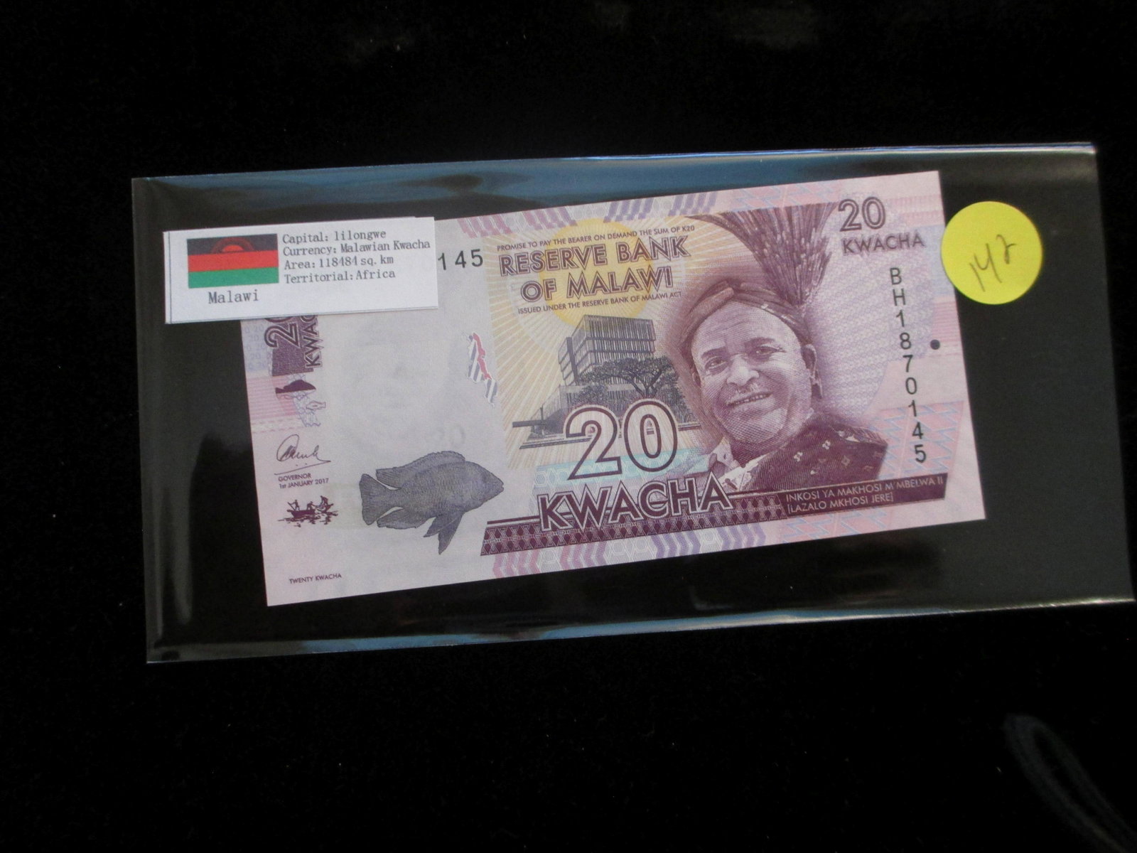 lilongwe 20 kwacha: malawian kwacha