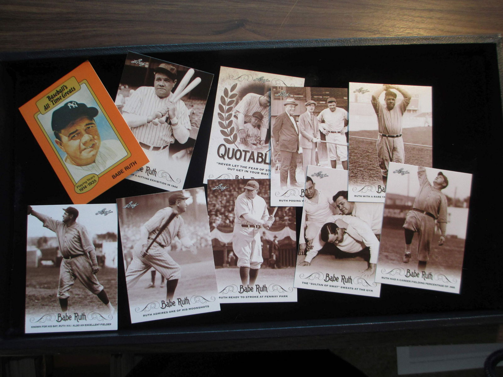 lot of 10 babe ruth cards (1 of 1)