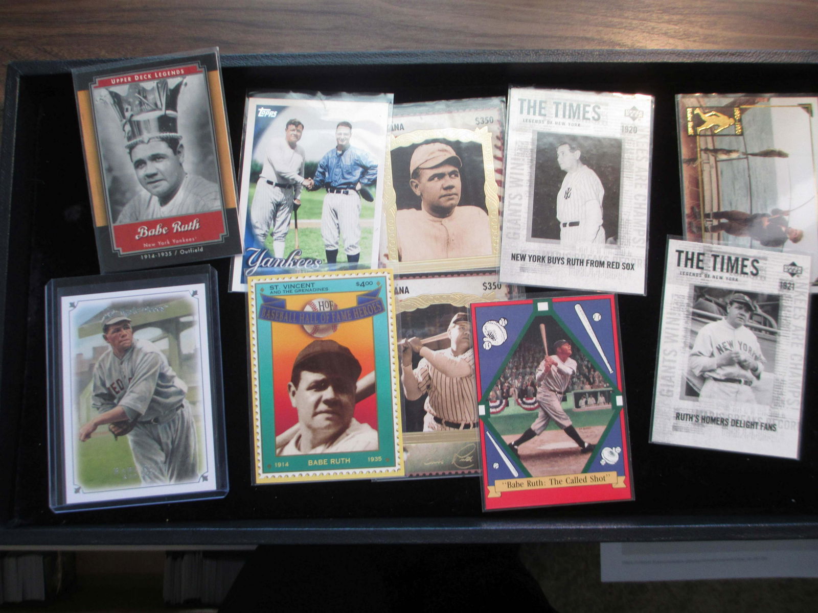 lot of 10 babe ruth cards (1 of 1)