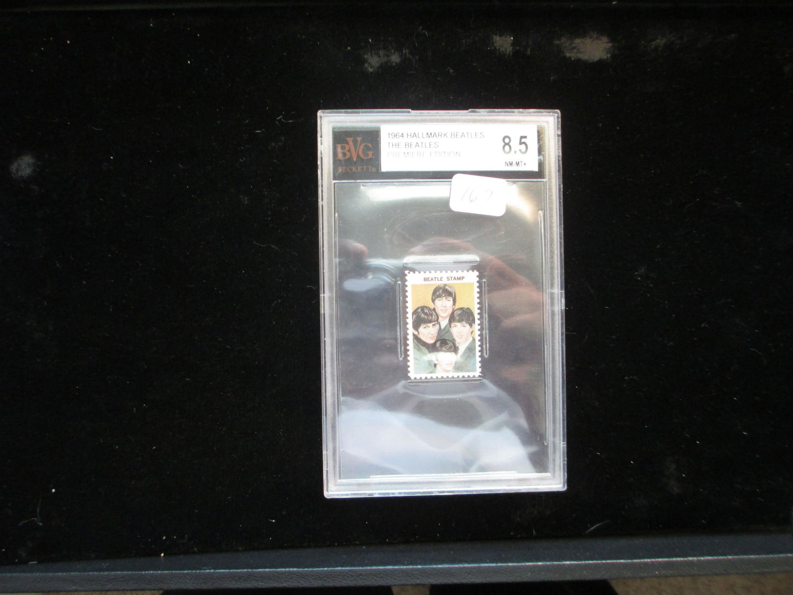beckett graded 1964 hallmark beatles stamp mint 8.5 (1 of 1)
