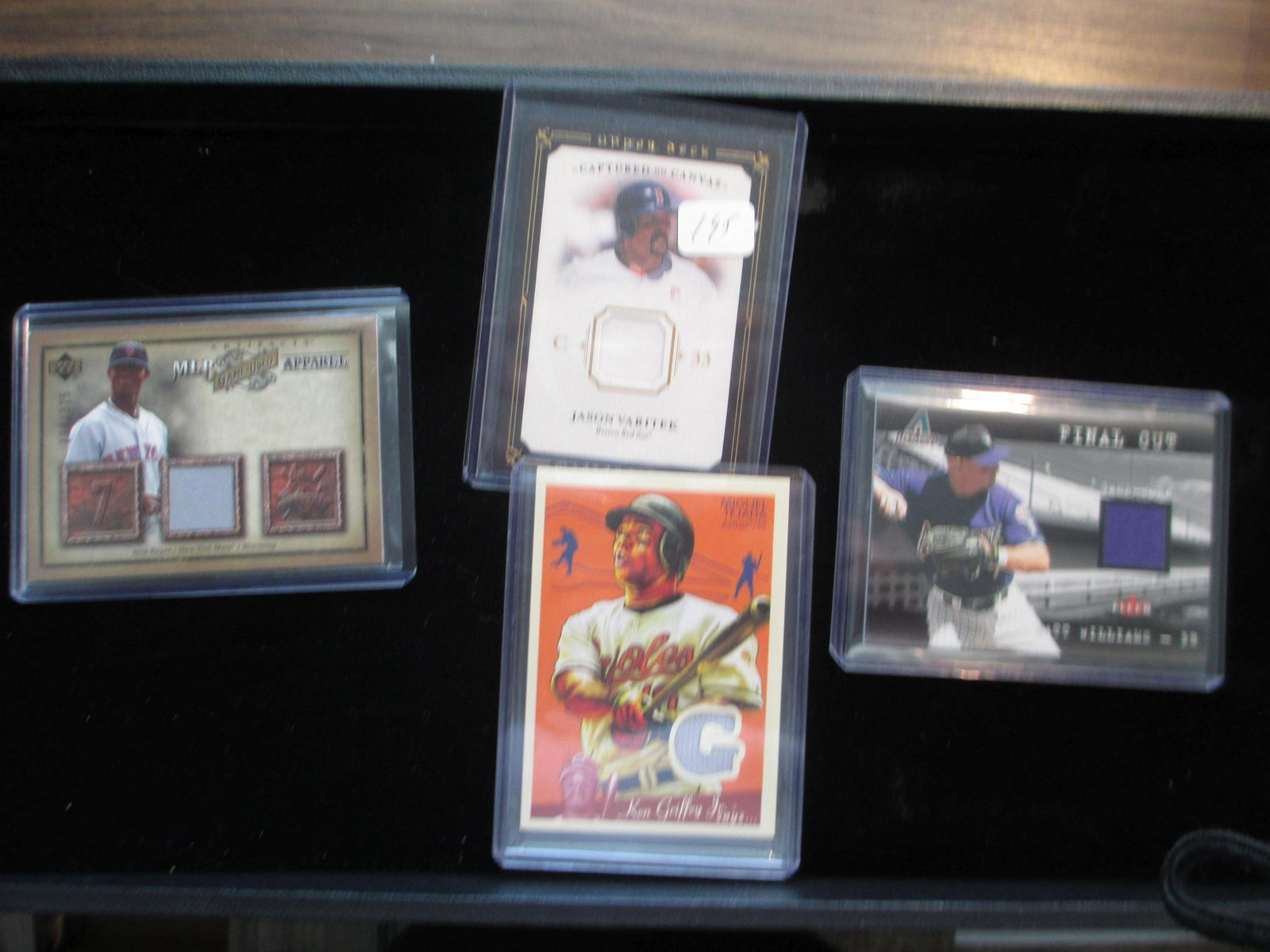 jason varitek jersey card,miguel tejada jersey: jersey card lot