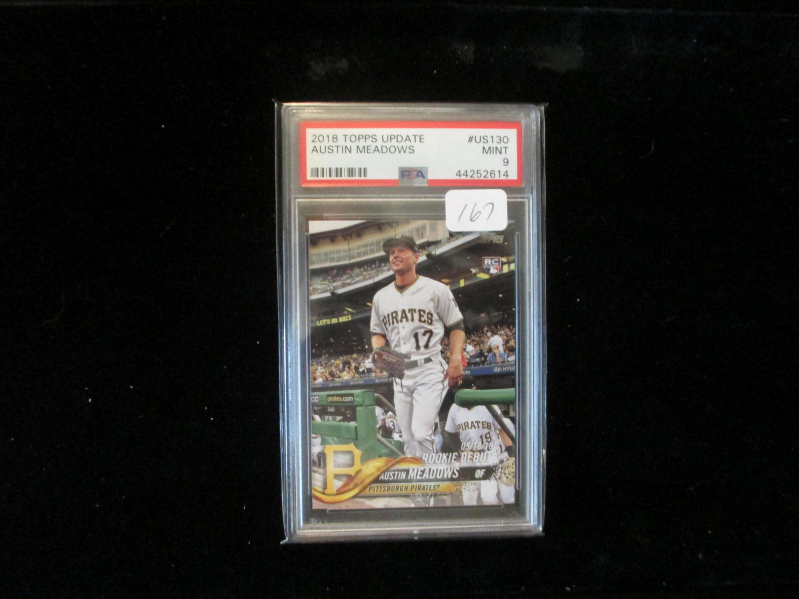 psa graded 2018 panini austin meadows mint 9 (1 of 1)