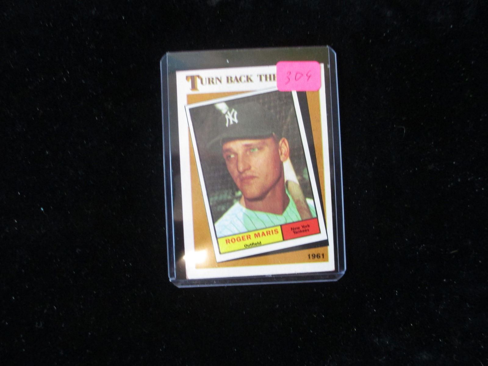 turn back the clock roger maris card: nice