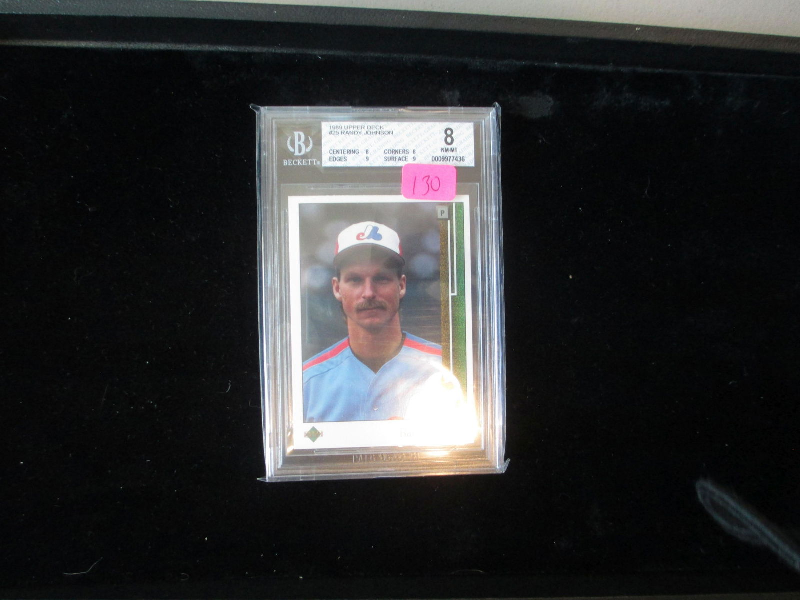 beckett graded 1989 randy johnson mint 8 (1 of 1)