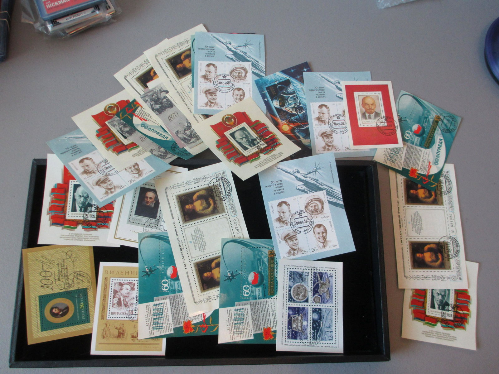 lot of 30 soviet union souvinir sheets: rare lot