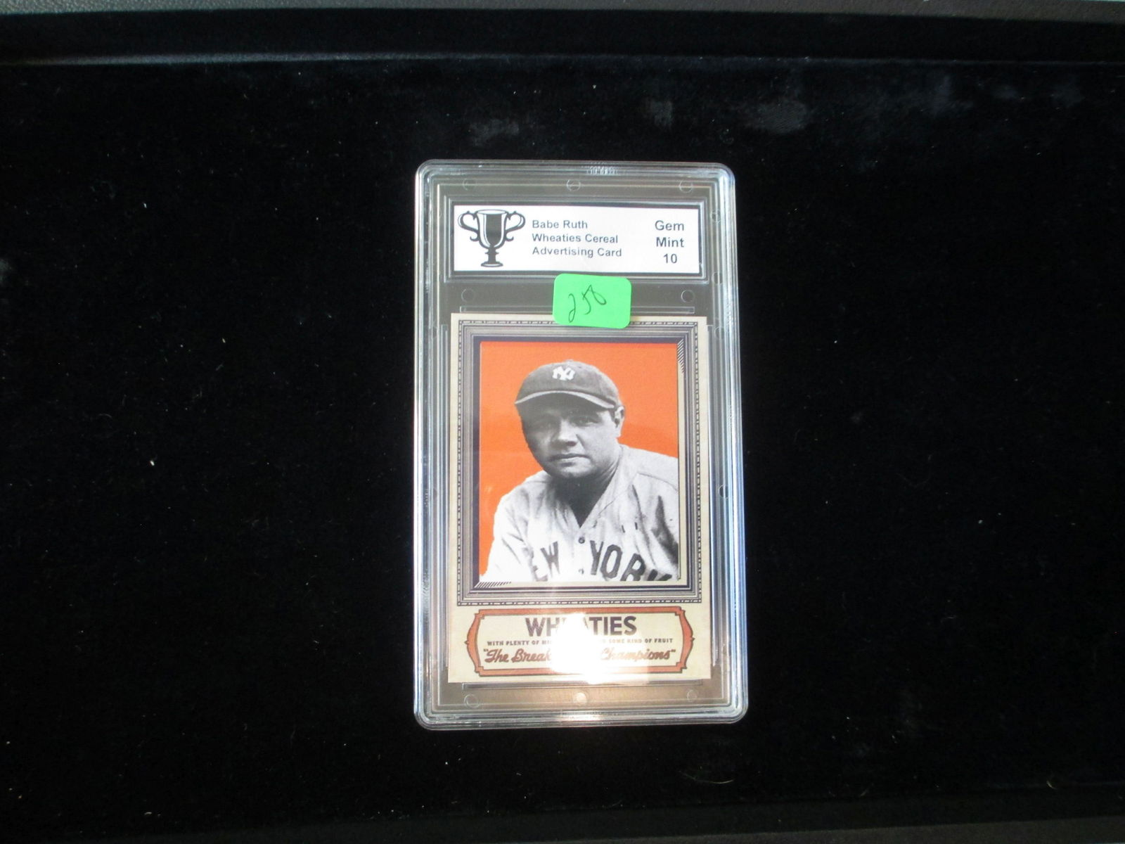 trophy graded babe ruth wheaties cereal mint 10 (1 of 1)