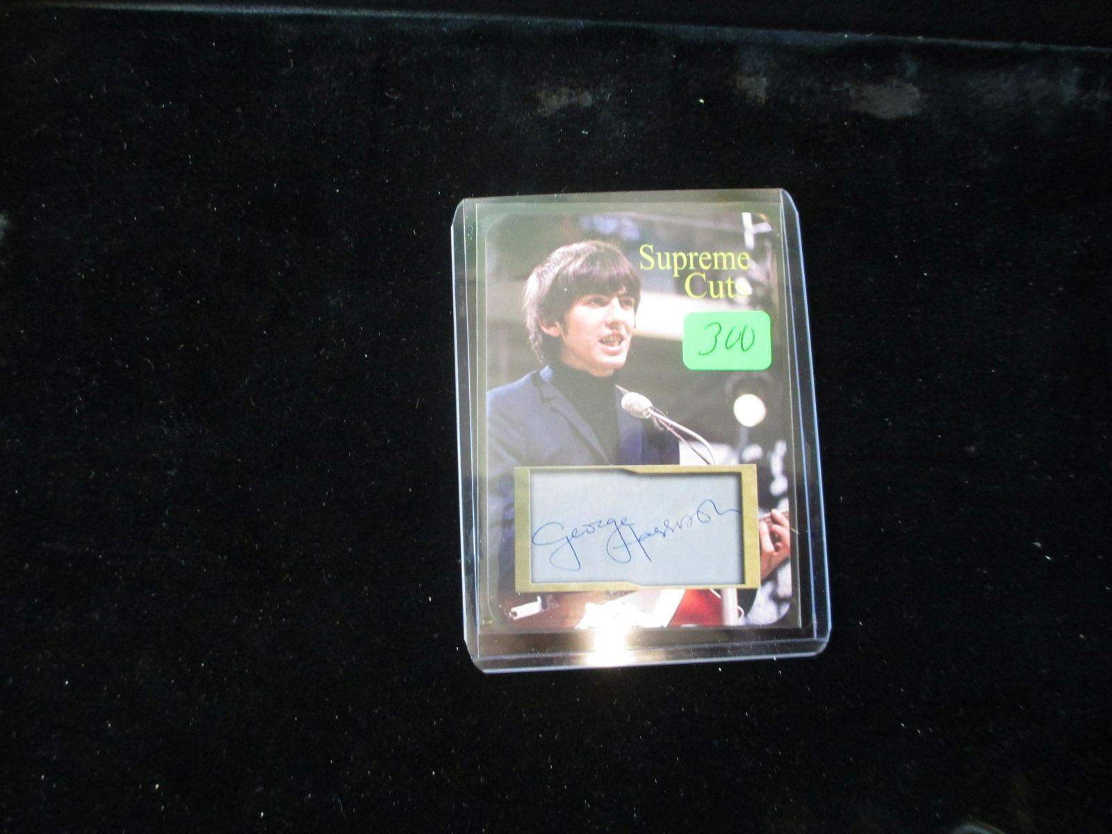 supreme cuts george harrison facsimile autograph: the beatles