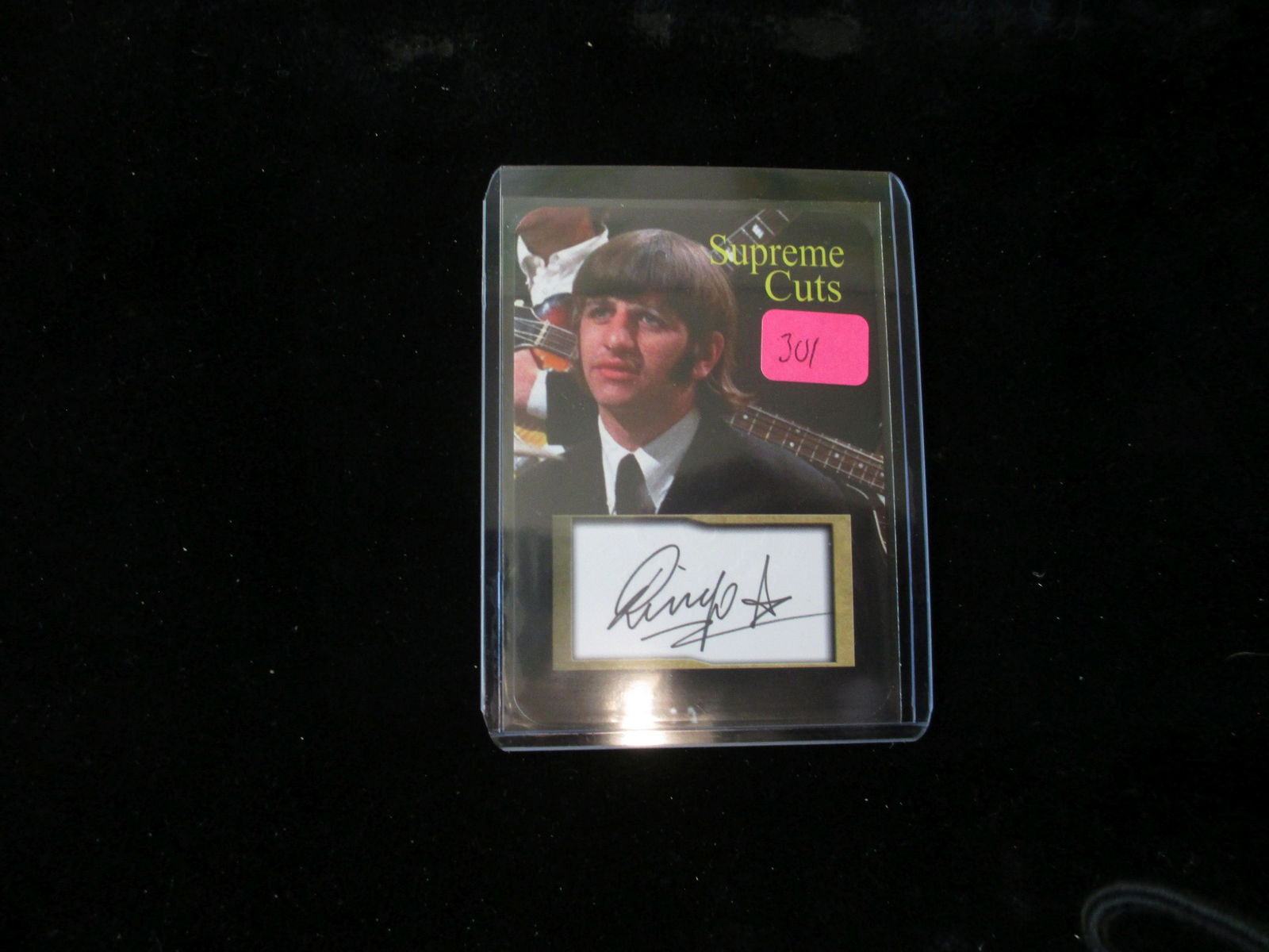 ringo starr facsimile autograph signature card (1 of 1)