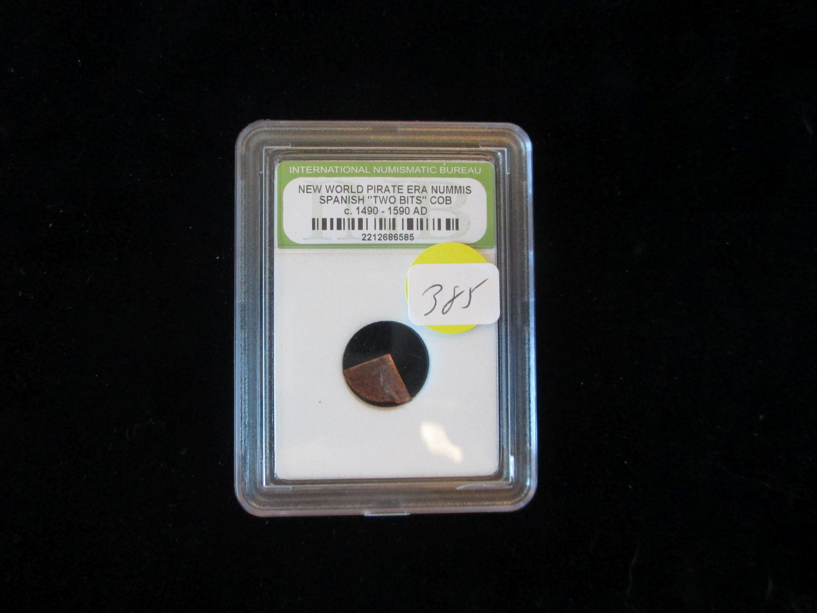 international numismatic bureau graded spanish two bits (1 of 1)