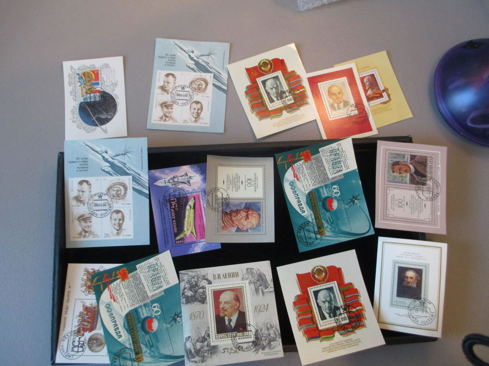 lot of 15 soviet union souvinir sheets (1 of 1)