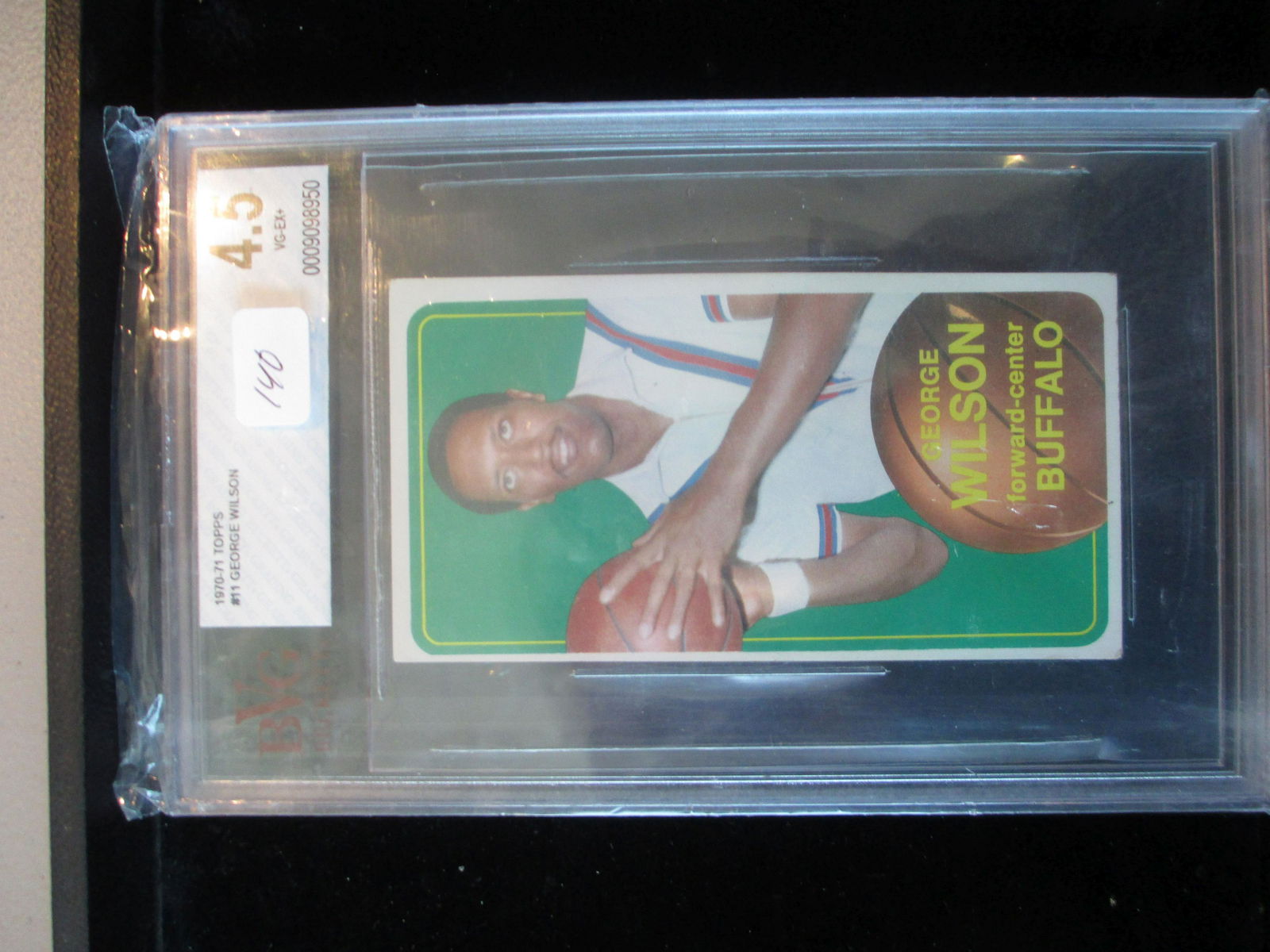 beckett graded 1970/1 topps george wilson mint 4.5 (1 of 1)