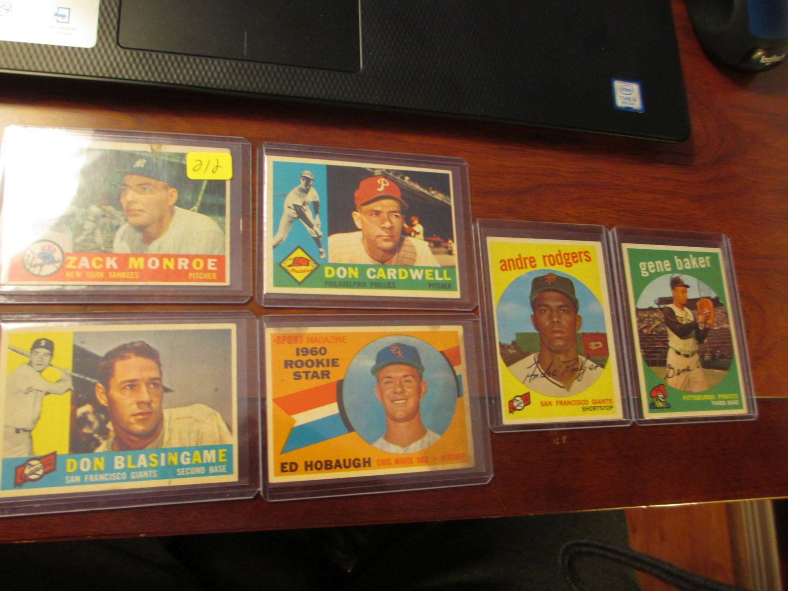 zack monroe,don cardwell,andre rodgers,gene baker,don: vintage lot