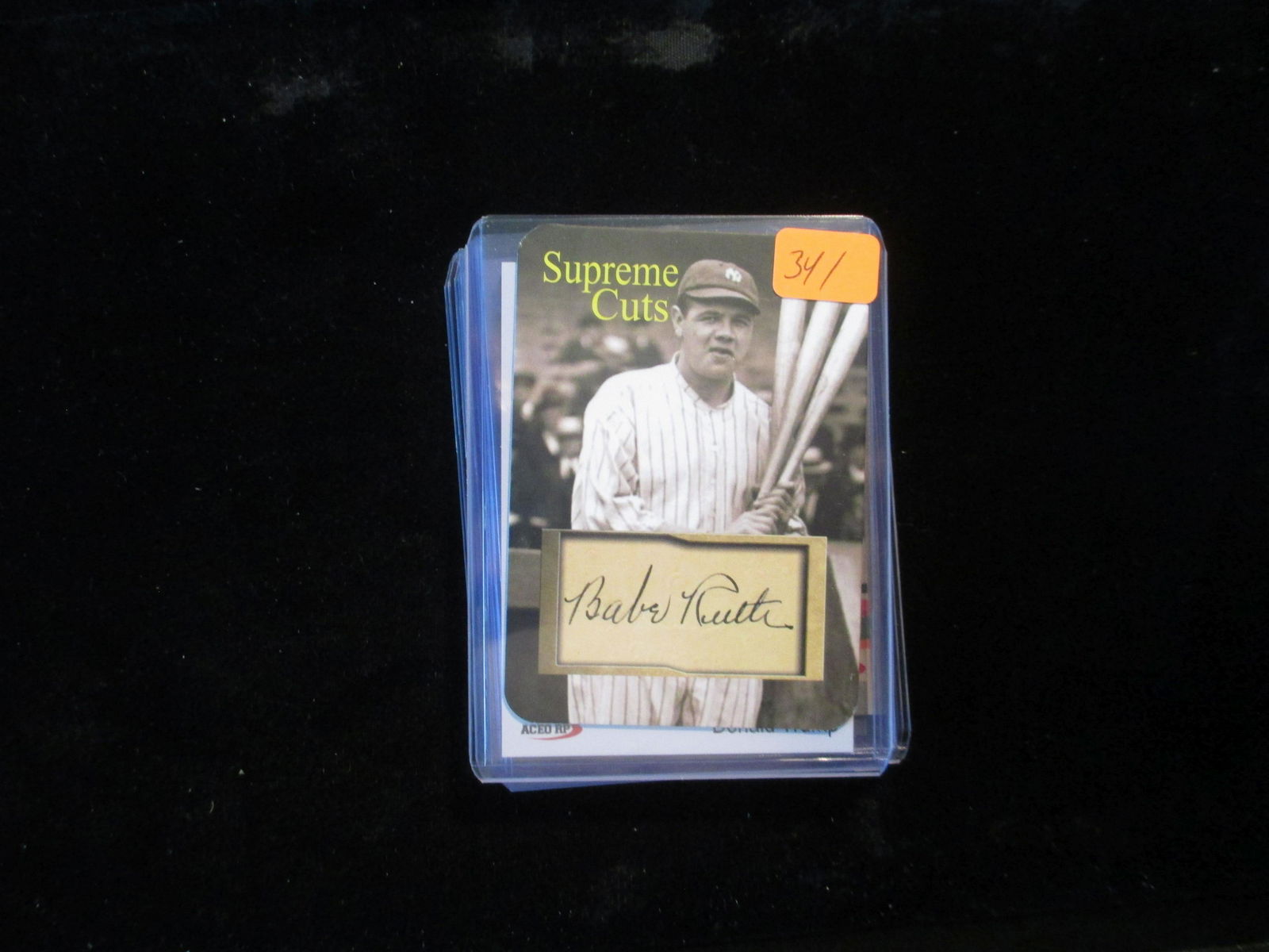 babe ruth supreme cuts autograph (1 of 1)