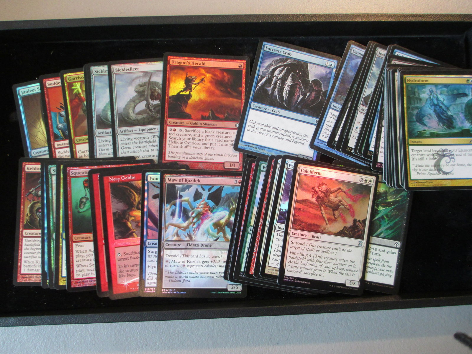 lot of 50 magic foil cards: all foil lot