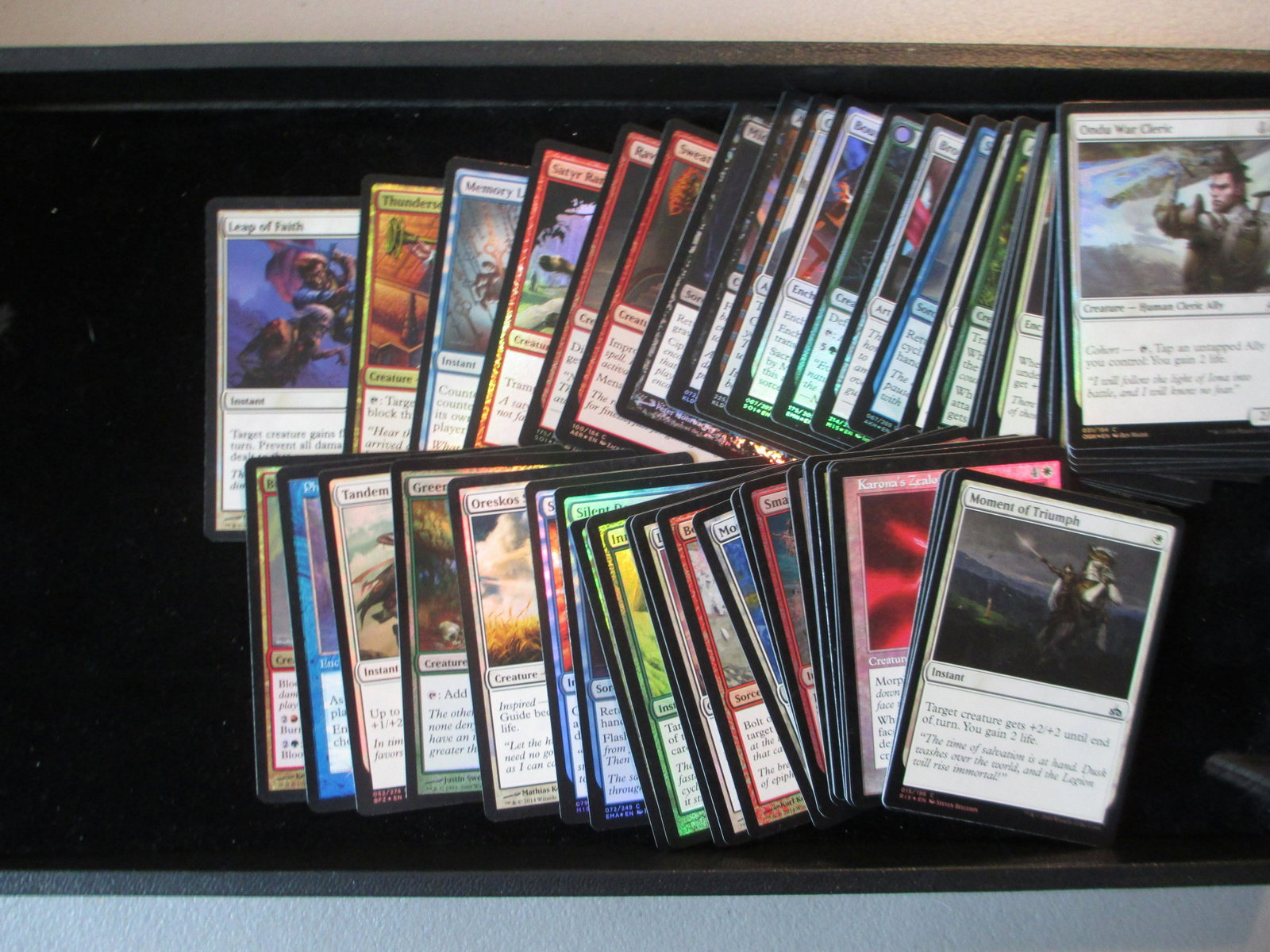 lot of 50 magic foil cards: all foil lot