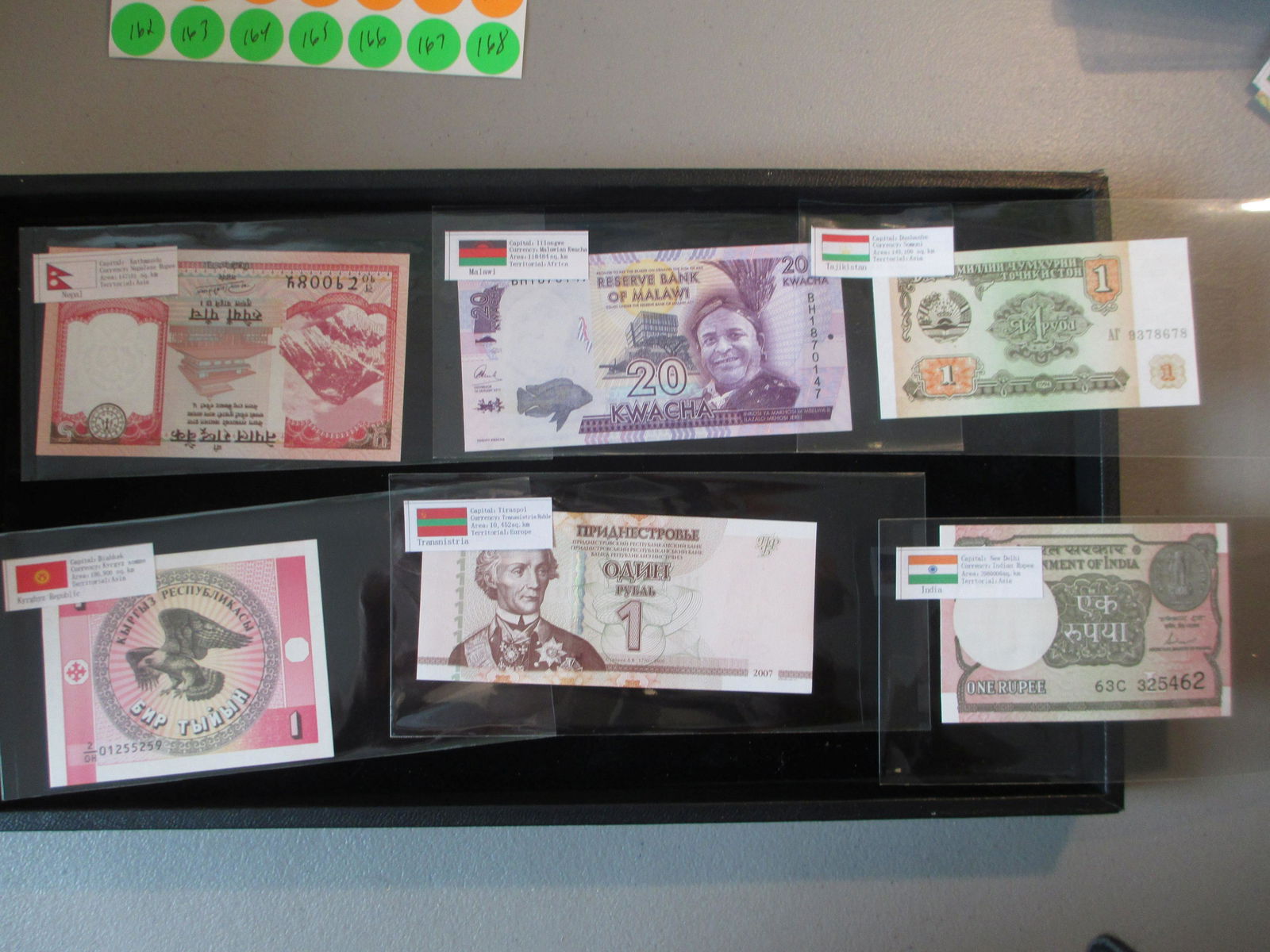 lot of 6 foreign notes (1 of 1)