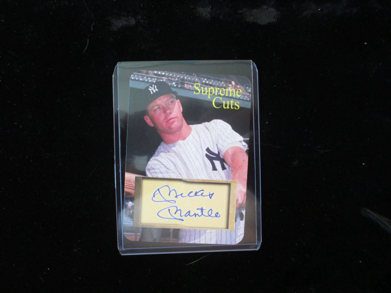 mickey mantle supreme cuts facsimile auto (1 of 1)