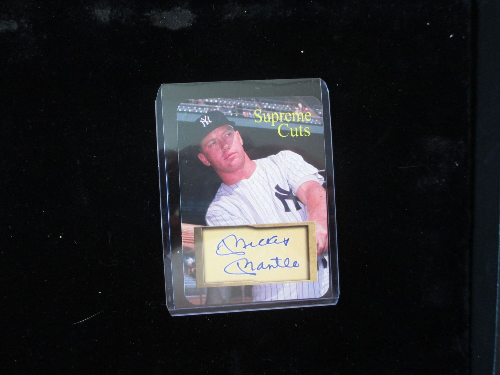 mickey mantle supreme cuts facsimile auto (1 of 1)