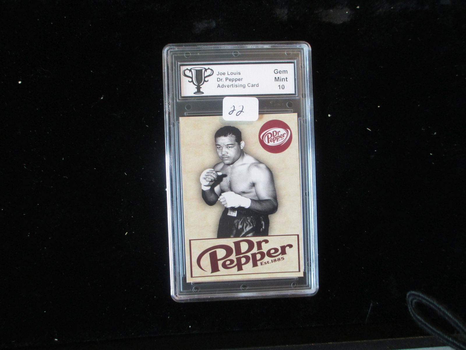 trophy graded joe louis dr pepper card mint 10 (1 of 1)