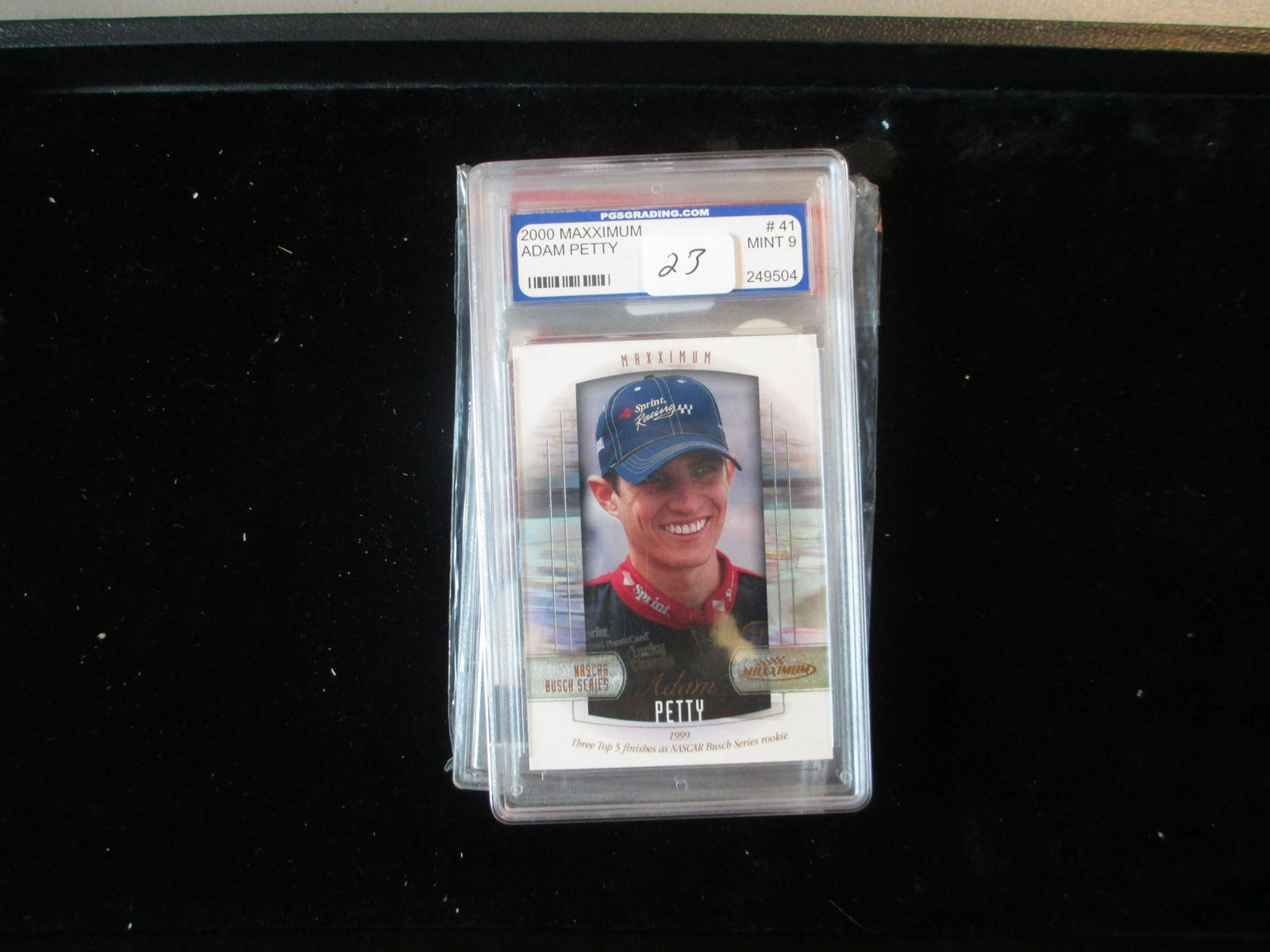 pgsgrading graded adam petty mint 9: nice graded card