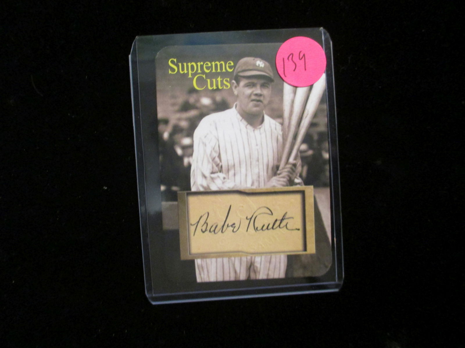 babe ruth facsimile auto (1 of 1)