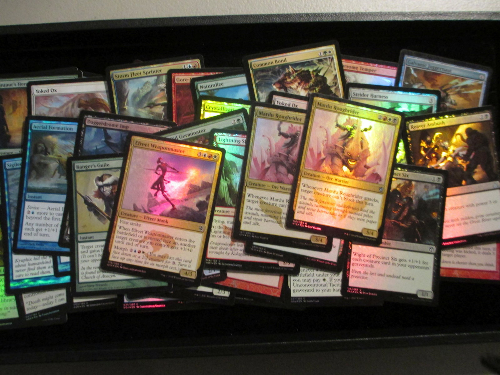 lot of 50 magic foil cards: all foil lot