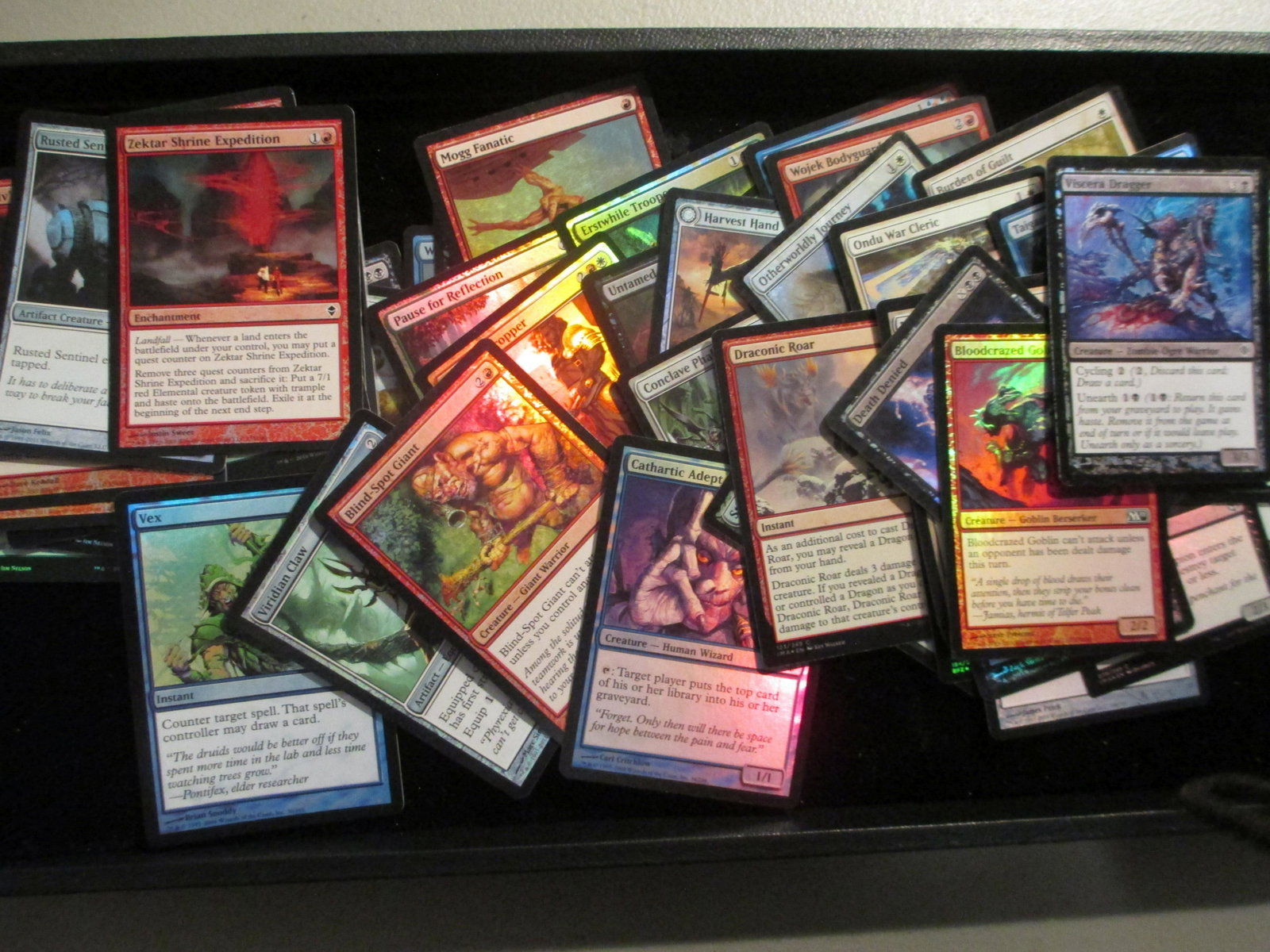 lot of 50 magic foil cards: all foil lot