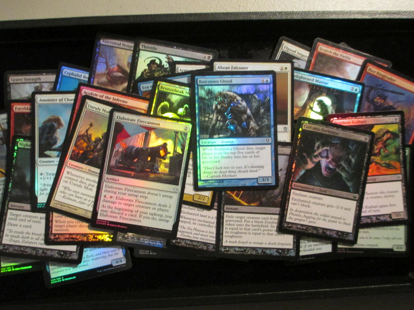lot of 50 magic foil cards: all foil lot