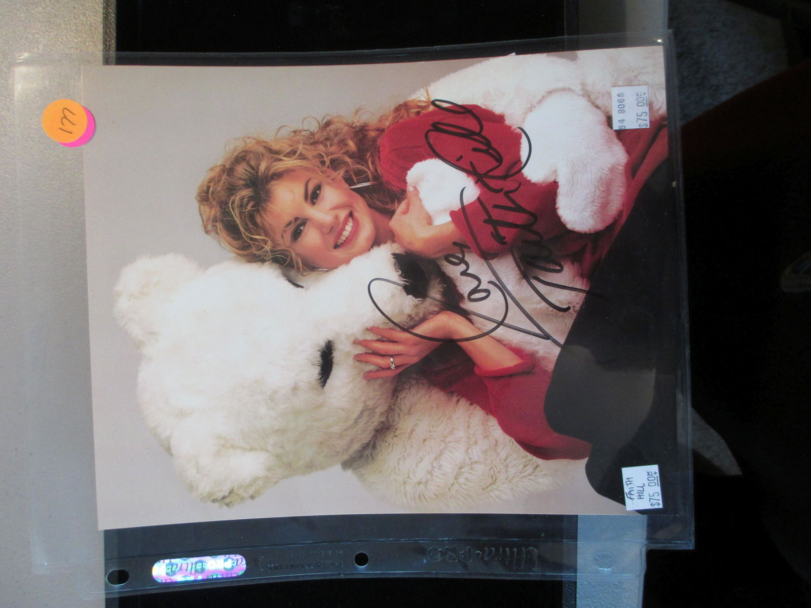 faith hill signed photo (1 of 1)
