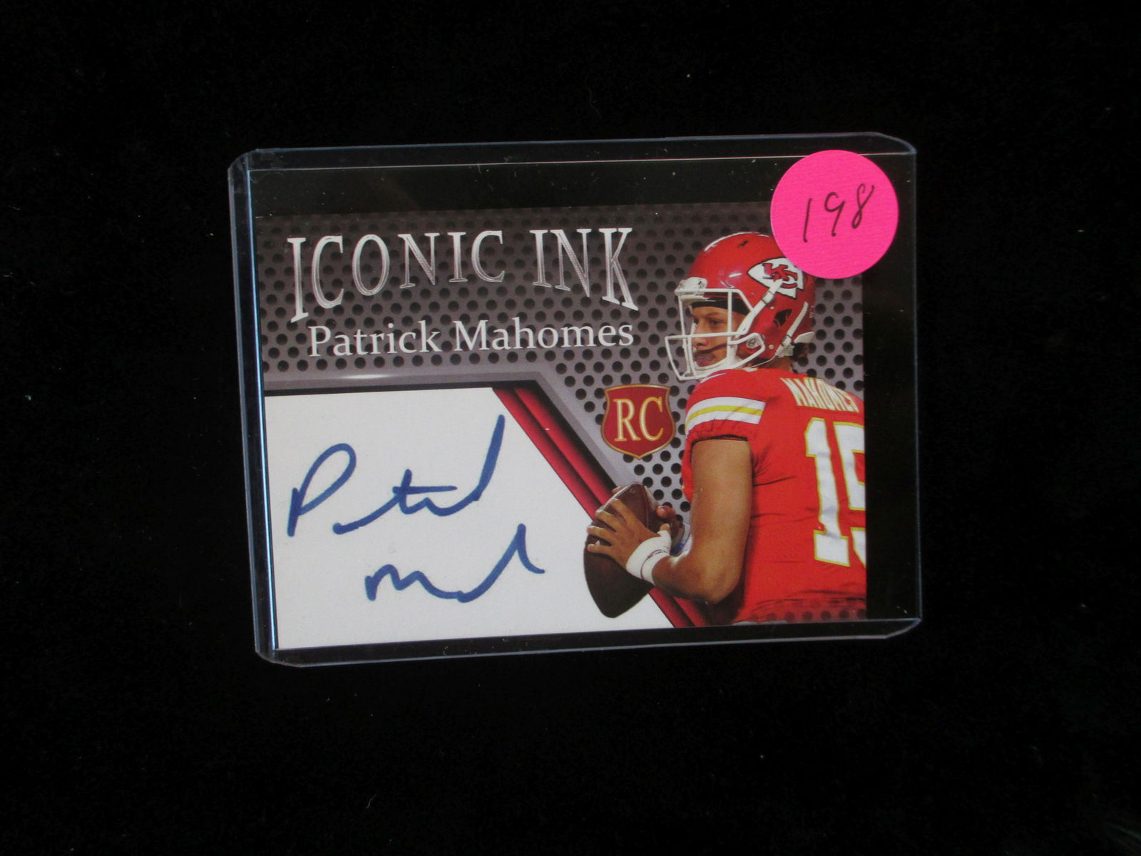patrick mahomes facsimile auto (1 of 1)