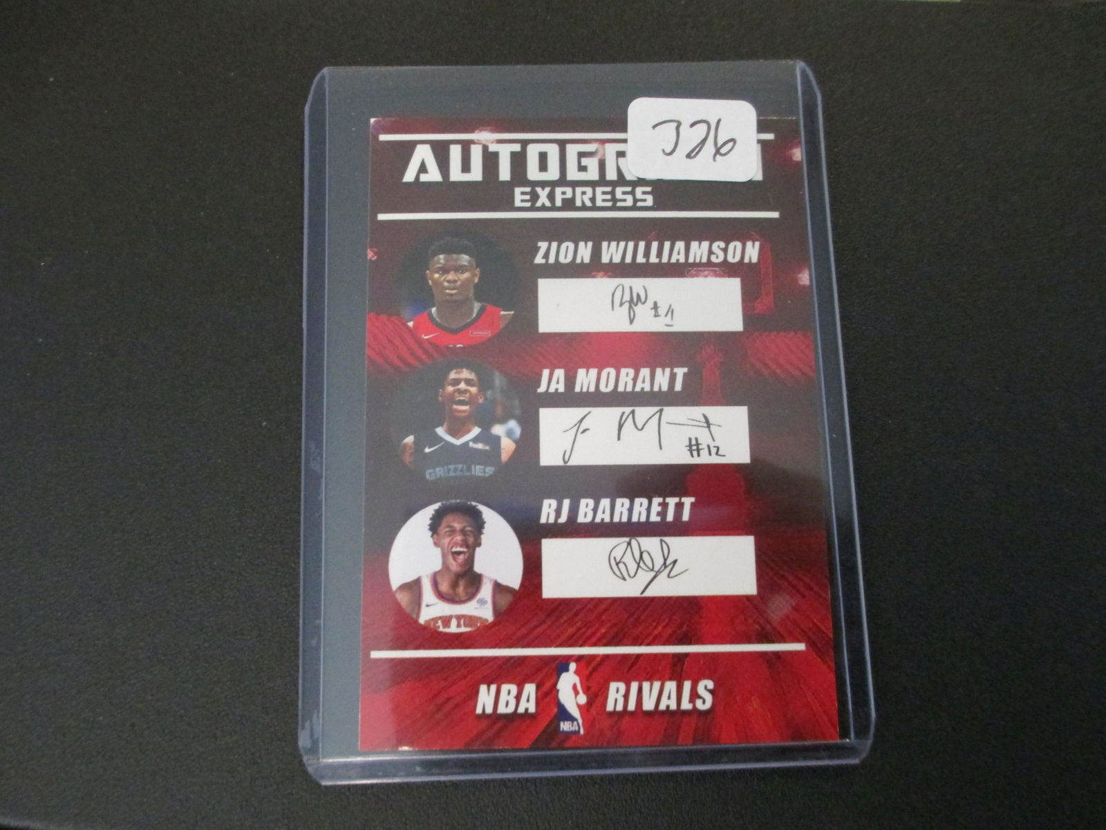 facsimile auto triple cuts signature card ja morant,rj (1 of 1)